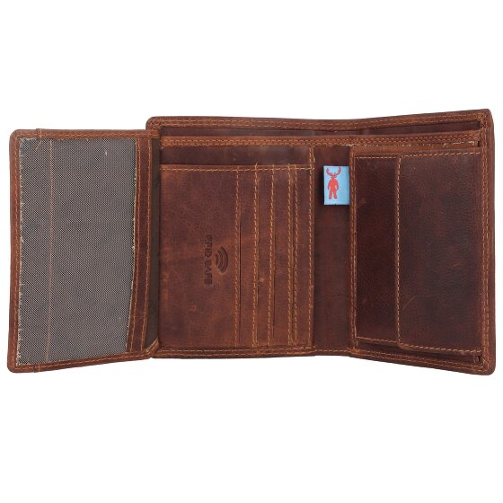 Jack Kinsky Monterey Geldbörse RFID Schutz Leder 9.5 cm