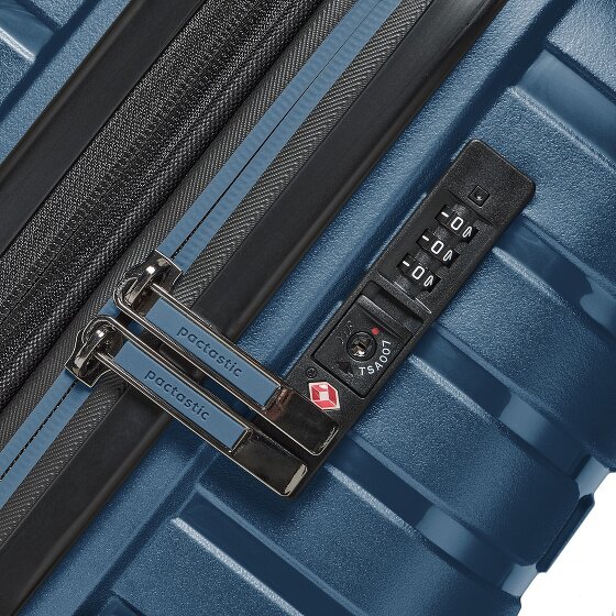 Pactastic Collection 04 THE LARGE + 4 Rollen Trolley L 75 cm mit Dehnfalte