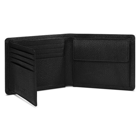 Redolz Leather Essentials QF Geldbörse RFID Leder 12 cm ausklappbar