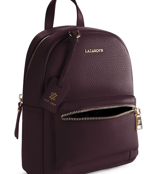 Lazarotti Bologna Leather City Rucksack Leder 27 cm