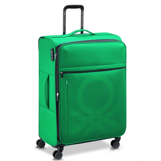 Delsey Paris x United Colors of Benetton Color Block 4-Rollen Trolley 77cm mit Dehnfalte