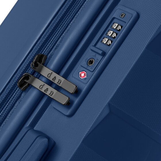 d&n South Dakota 4 Rollen Trolley L 76 cm mit Dehnfalte