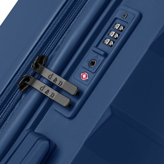 d&n South Dakota 4 Rollen Trolley L 76 cm mit Dehnfalte