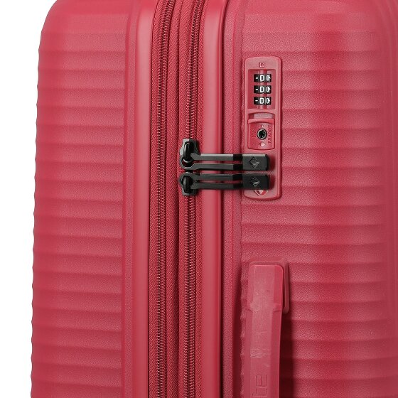 Travelite Air Stripe 4 Rollen Kofferset 3-teilig mit Dehnfalte