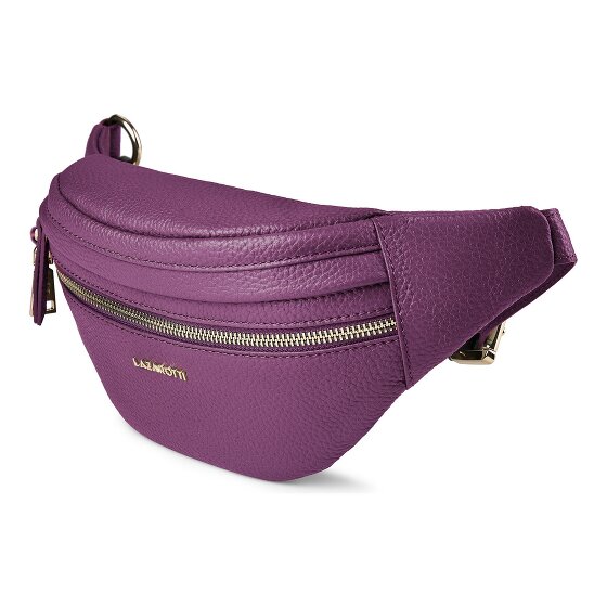 Lazarotti Bologna Leather Double-Zip Gürteltasche Crossbody Leder 25 cm