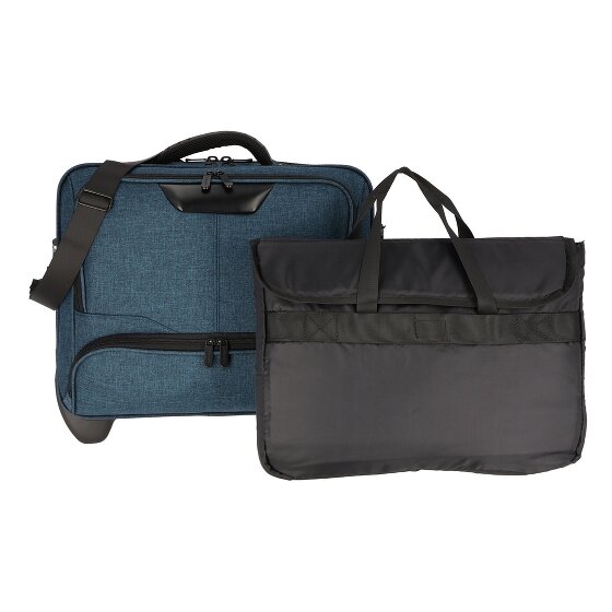 Dermata 2 Rollen Businesstrolley 41 cm Laptopfach