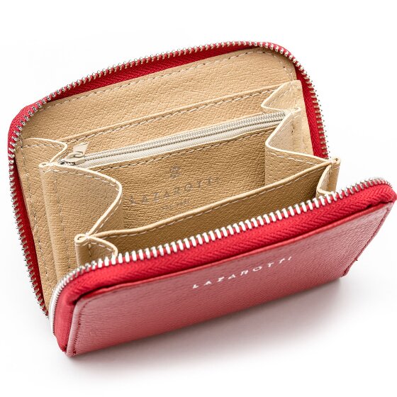 Lazarotti Milano Leather Geldbörse Leder 13,5 cm
