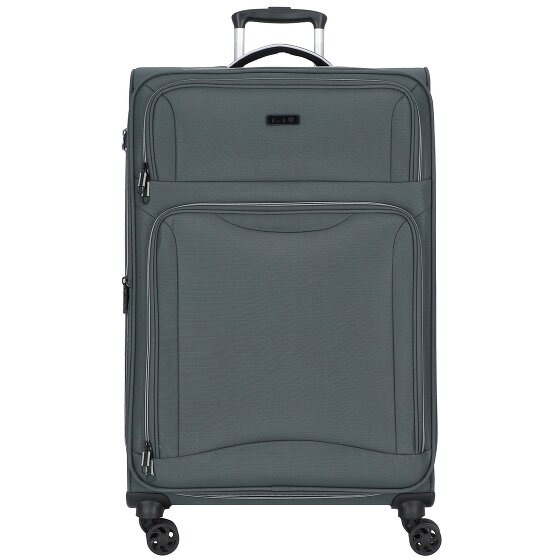 d&n Travel Line 9204 4 Rollen Trolley L 76 cm mit Dehnfalte