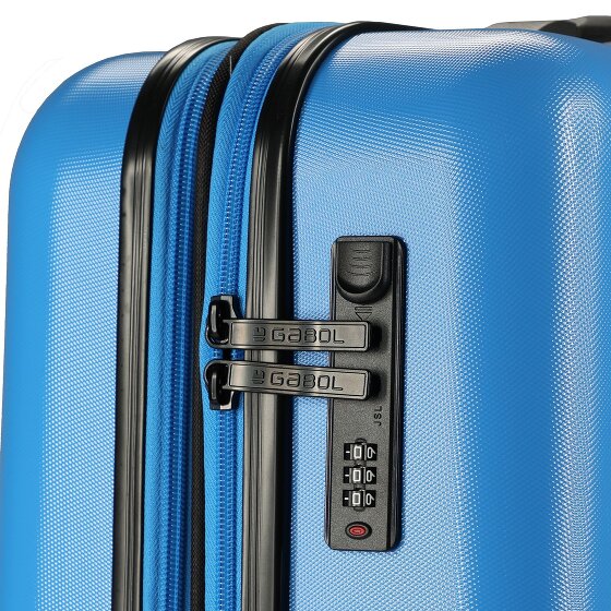 Gabol Future Plus 4 Rollen Kabinentrolley 55 cm mit Dehnfalte