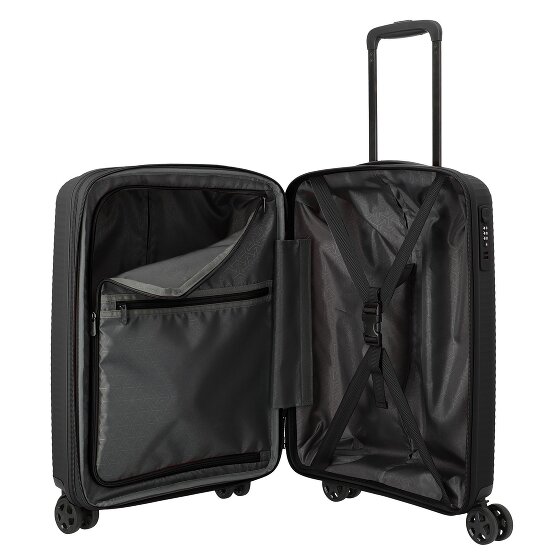 Travelite Air Stripe 4 Rollen Kabinentrolley S 55 cm mit Dehnfalte