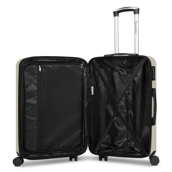 Check.In Paradise 2.0 4 Rollen Trolley M 68 cm mit Dehnfalte