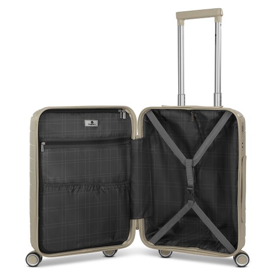 Franky London 4 Rollen Kabinentrolley S 55 cm mit Dehnfalte