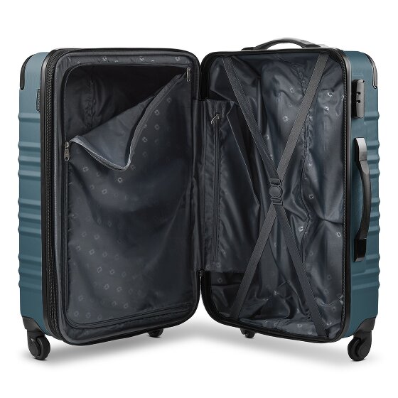 Wenger Amplar Evo 4 Rollen Trolley M 65 cm mit Dehnfalte
