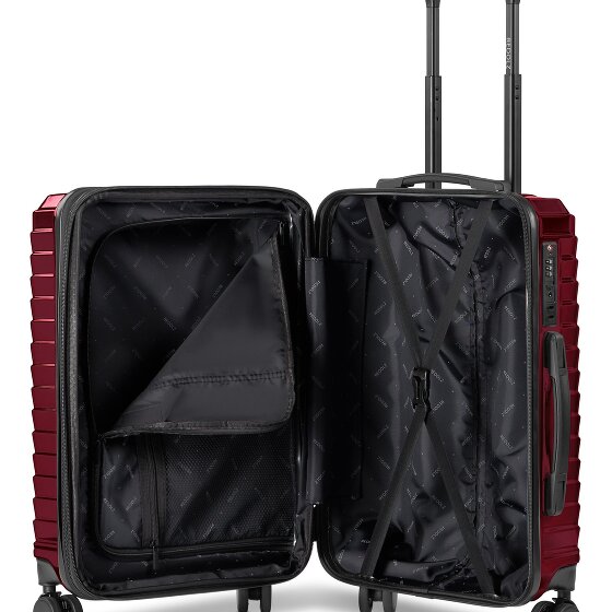 Redolz Essentials 18 4 Rollen Kabinentrolley 55 cm mit Dehnfalte