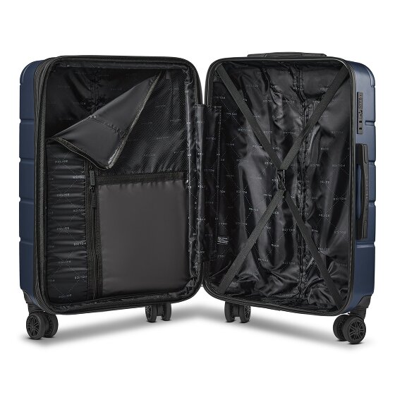 Police Dublin 4 Rollen Trolley M 64 cm mit Dehnfalte