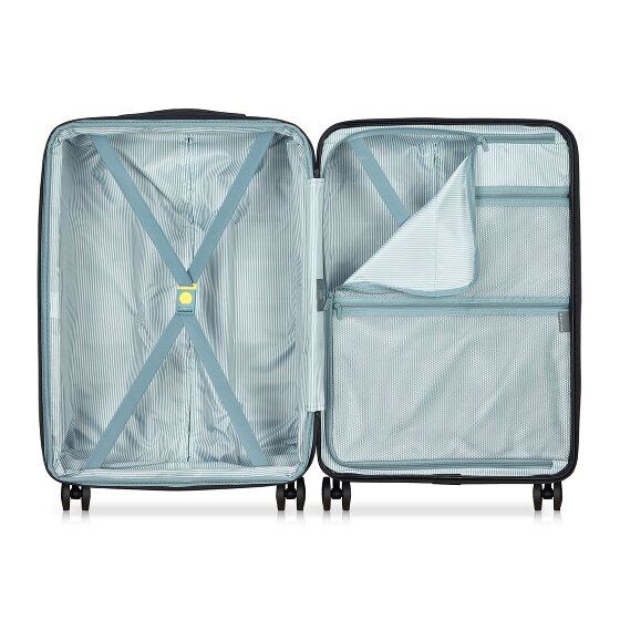 Delsey Paris Air Armour 4 Rollen Trolley 68 cm mit Dehnfalte