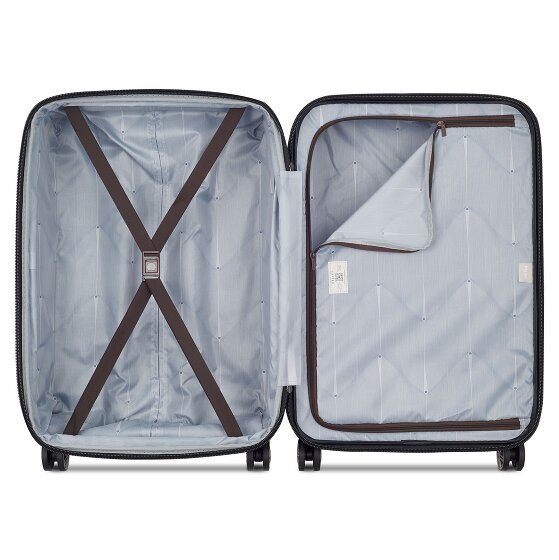 Delsey Paris Meteor 4 Rollen Trolley 68 cm mit Dehnfalte