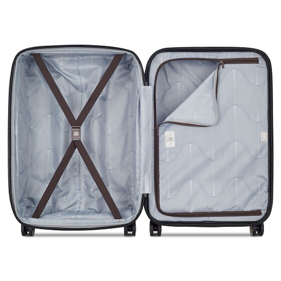 Delsey Paris Meteor 4 Rollen Trolley 68 cm mit Dehnfalte