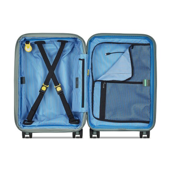 Delsey Paris Lutece 4 Rollen Kabinentrolley 55 cm mit Dehnfalte
