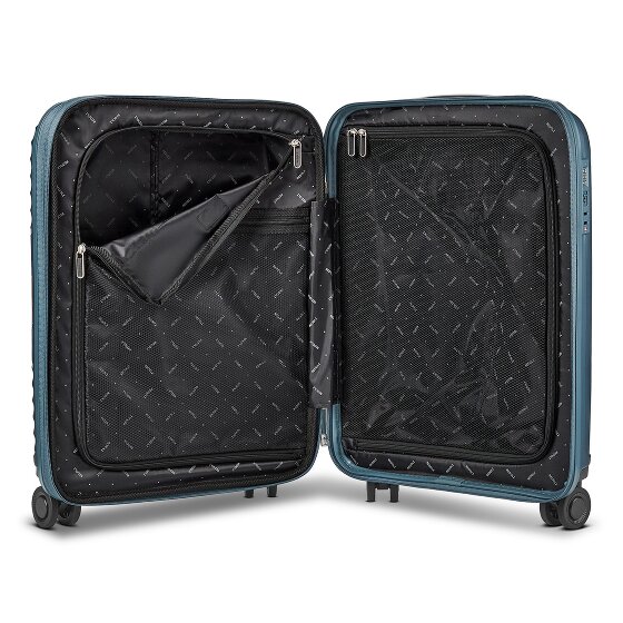 Redolz Essentials 01 4 Rollen Kabinentrolley 53 cm mit Dehnfalte