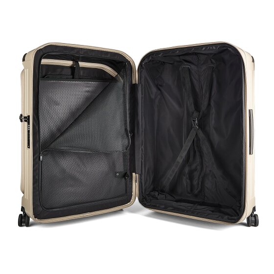 Piquadro PQ-Light 4 Rollen Trolley 78 cm mit Dehnfalte