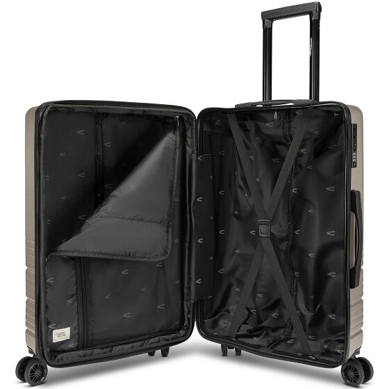 camel active Hanoi 4 Rollen Kofferset 3-teilig mit Dehnfalte