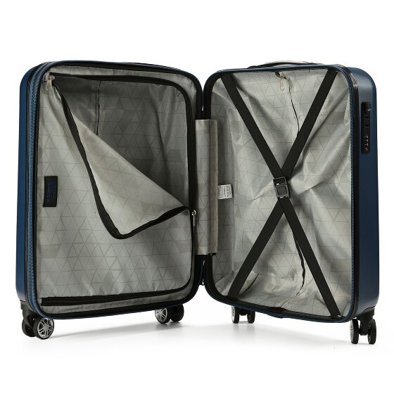 Gabol Future Plus 4 Rollen Kabinentrolley 55 cm mit Dehnfalte