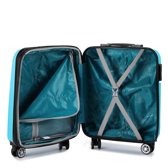 Benzi 5493 4 Rollen Kabinentrolley S 53 cm mit Dehnfalte