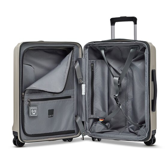 Stratic Phoenix 4 Rollen Kabinentrolley S 55 cm mit Dehnfalte