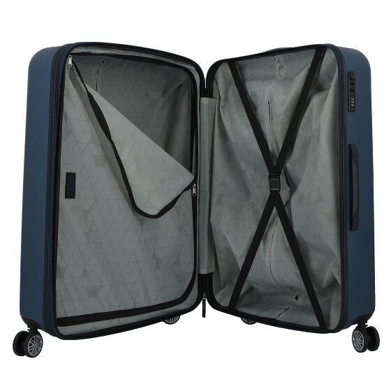 Gabol Future Plus 4 Rollen Trolley 74 cm mit Dehnfalte