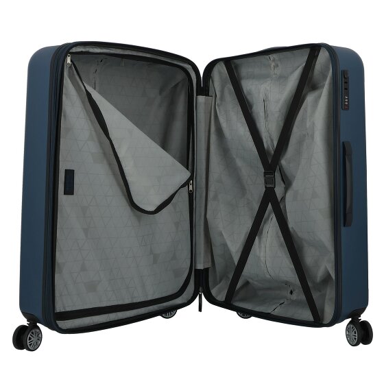 Gabol Future Plus 4 Rollen Trolley 74 cm mit Dehnfalte