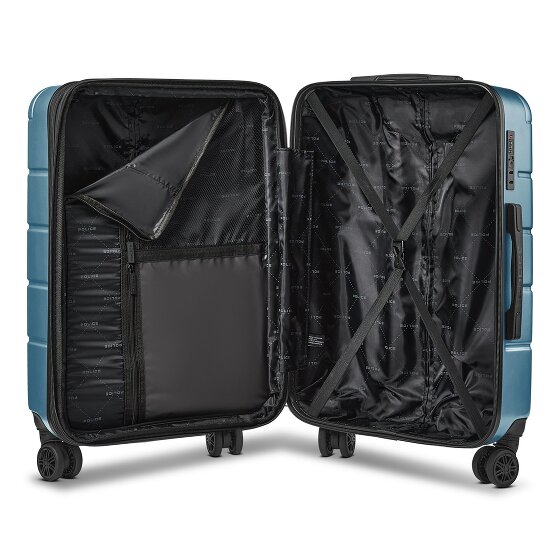 Police Dublin 4 Rollen Trolley M 64 cm mit Dehnfalte
