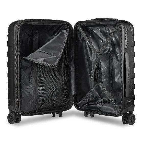 Tonino Lamborghini Milano 4 Rollen Kabinentrolley S 54 cm mit Dehnfalte