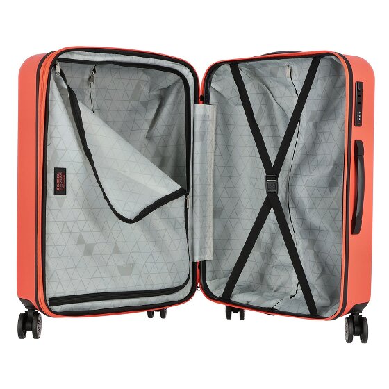 Gabol Future Plus 4 Rollen Trolley 66 cm mit Dehnfalte