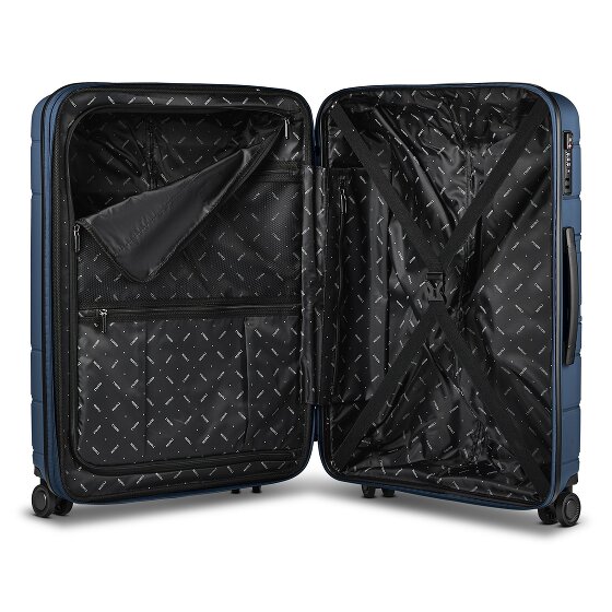 Redolz Essentials 11 4 Rollen Trolley 66 cm mit Dehnfalte