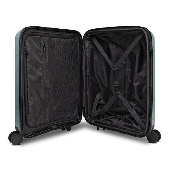 d&n Toronto 4 Rollen Kabinentrolley S 54 cm mit Dehnfalte