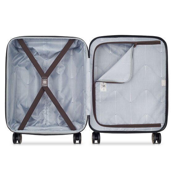 Delsey Paris Meteor 4 Rollen Kabinentrolley 55 cm mit Dehnfalte