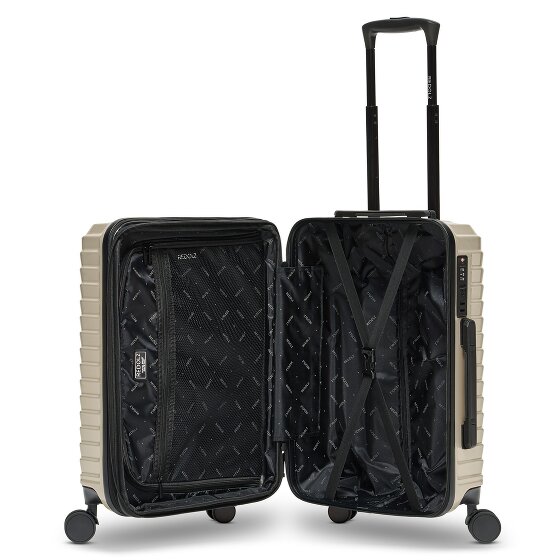 Redolz Essentials 18 4 Rollen Kabinentrolley 55 cm mit Dehnfalte