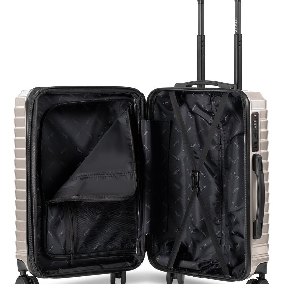 Redolz Essentials 18 4 Rollen Kabinentrolley 55 cm mit Dehnfalte