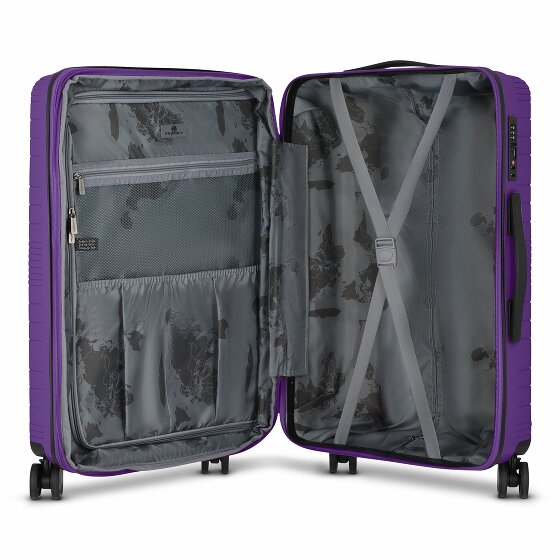 Franky Dallas 3.0 4 Rollen Trolley M 65 cm mit Dehnfalte