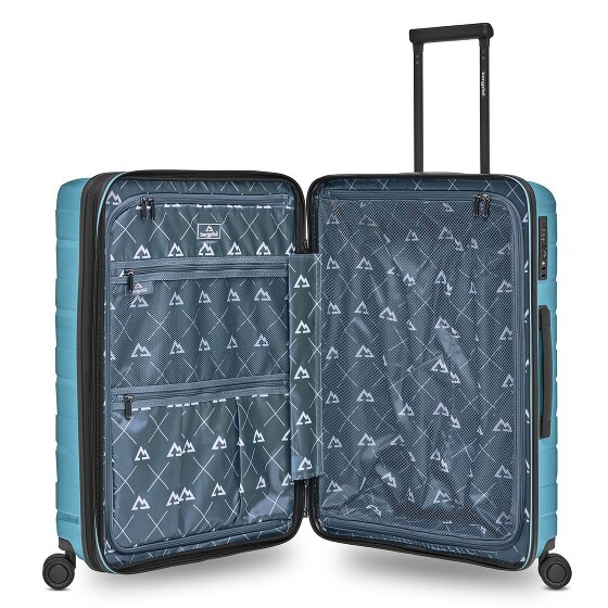 Bergpfeil Travel 4 Rollen Trolley M 66 cm mit Dehnfalte