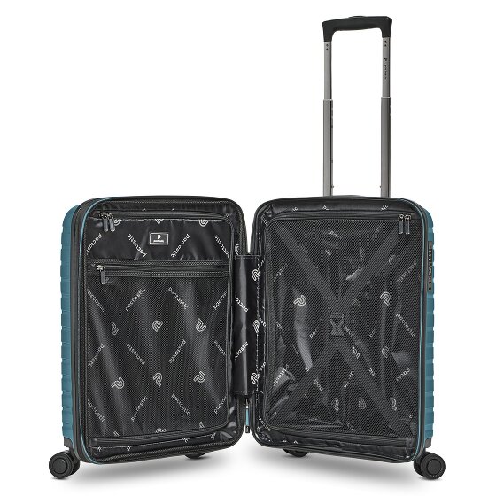 Pactastic Collection 04 THE CABIN + 4 Rollen Kabinentrolley S 55 cm mit Dehnfalte