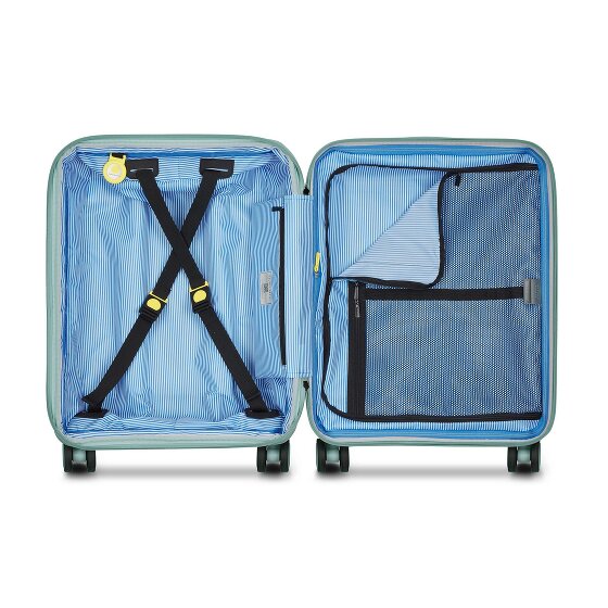 Delsey Paris Lutece 4 Rollen Kabinentrolley 55 cm mit Dehnfalte
