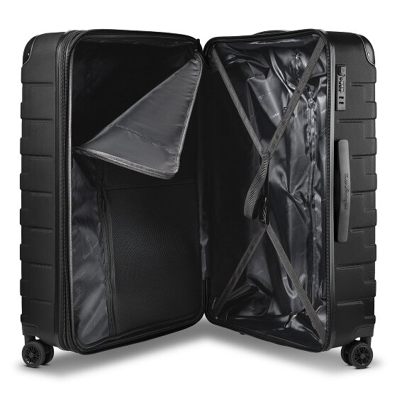 Tonino Lamborghini Milano 4 Rollen Kofferset 3-teilig mit Dehnfalte
