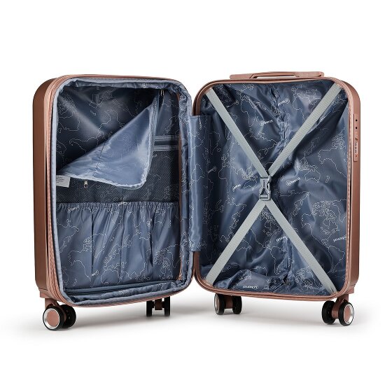 Benzi 5823 4 Rollen Kabinentrolley S 53 cm mit Dehnfalte