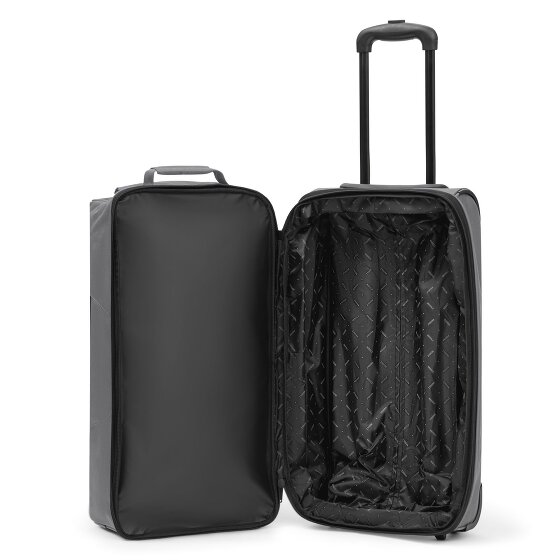 Redolz Duffle Essentials MEDIUM EXP. 2 Rollen Reisetasche S 55 cm mit Dehnfalte