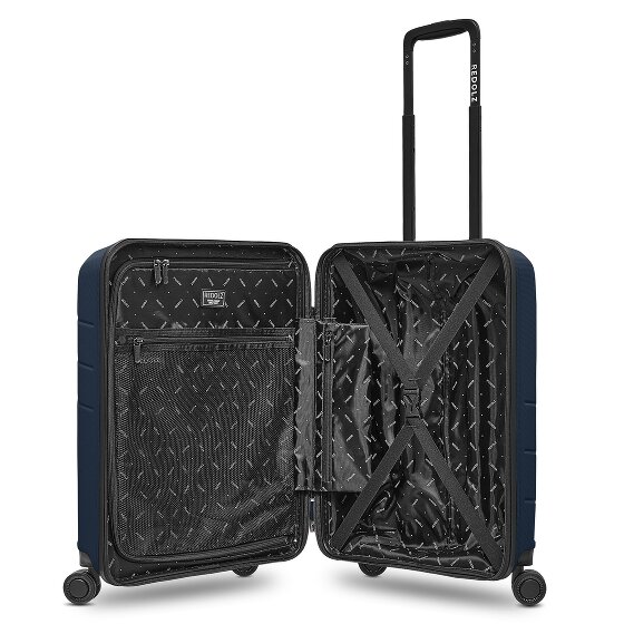 Redolz Essentials 17 4-Rollen Kabinentrolley 55 cm Soft-Pocket Laptopfach