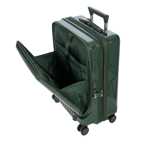 Bric's Positano 4 Rollen Kabinentrolley 55 cm mit Dehnfalte