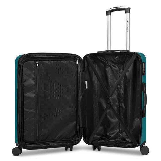 Check.In Paradise 2.0 4 Rollen Trolley M 68 cm mit Dehnfalte