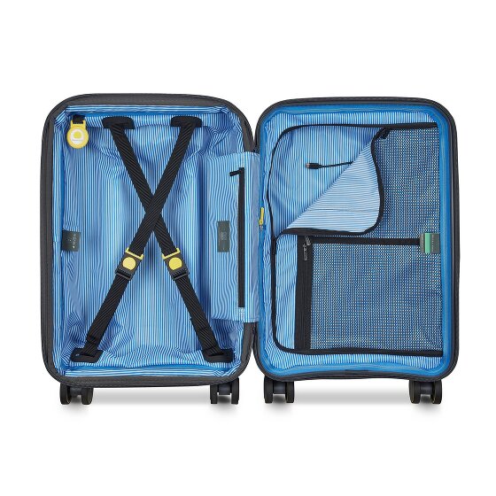 Delsey Paris Lutece 4 Rollen Kabinentrolley 55 cm mit Dehnfalte